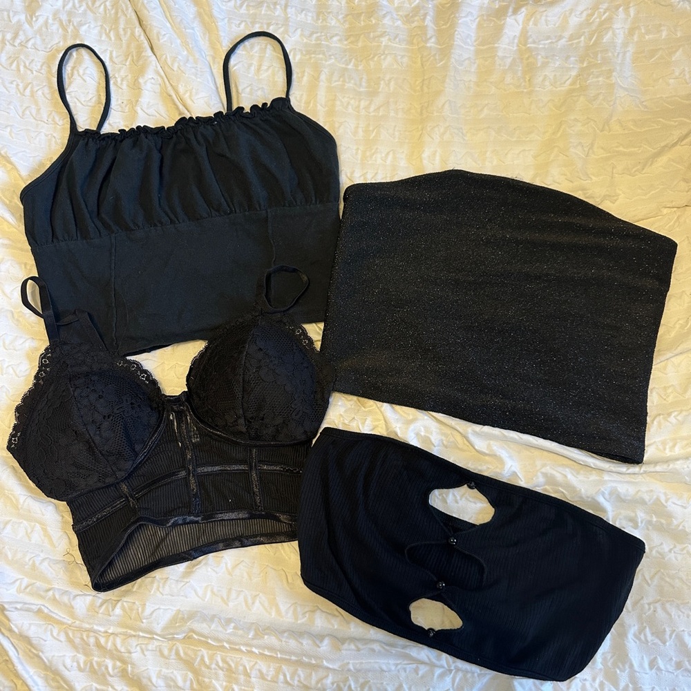 Set of 4 going out tops